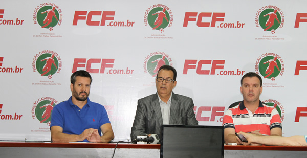Fábio Nogueira, Rubens Renato Angelotti e Junior Moresco.